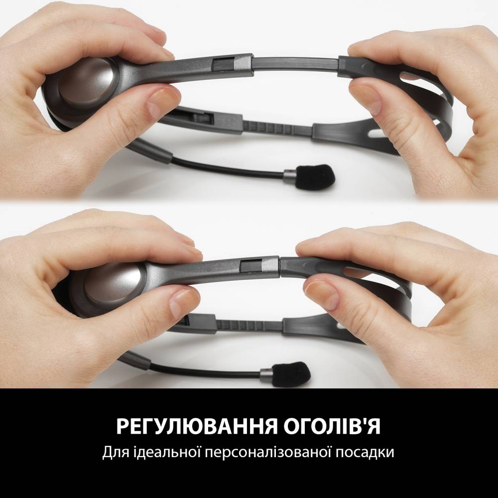 Гарнітура LOGITECH Stereo Headset H111 Кріплення дуга (над головою)