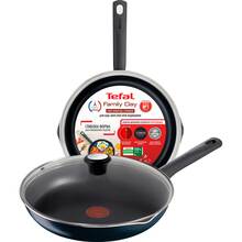 Сковорода з кришкою TEFAL Family Day 26 см Graphite (B5660553_SET)