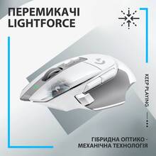 Миша LOGITECH G502 X LIGHTSPEED White (910-006189)