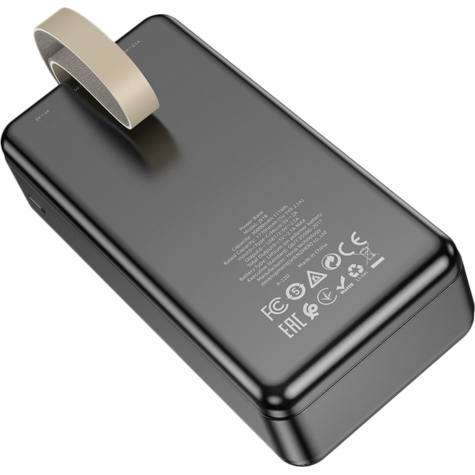 Powerbank HOCO J91B 30000mAh Black (39170black) Ємність 30000