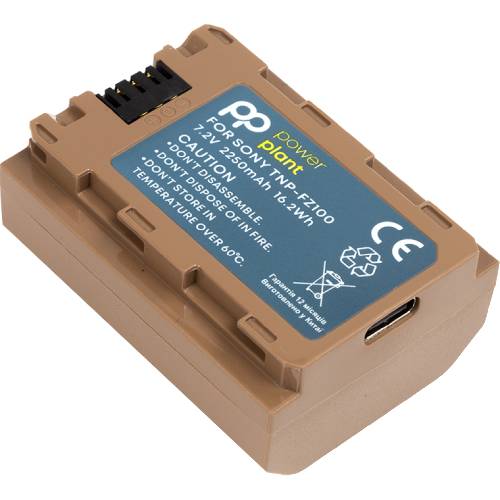 Акумулятор POWERPLANT Sony TNP-FZ100 2250mAh + кабель Type-C (CB970872) Робоча напруга 7.2