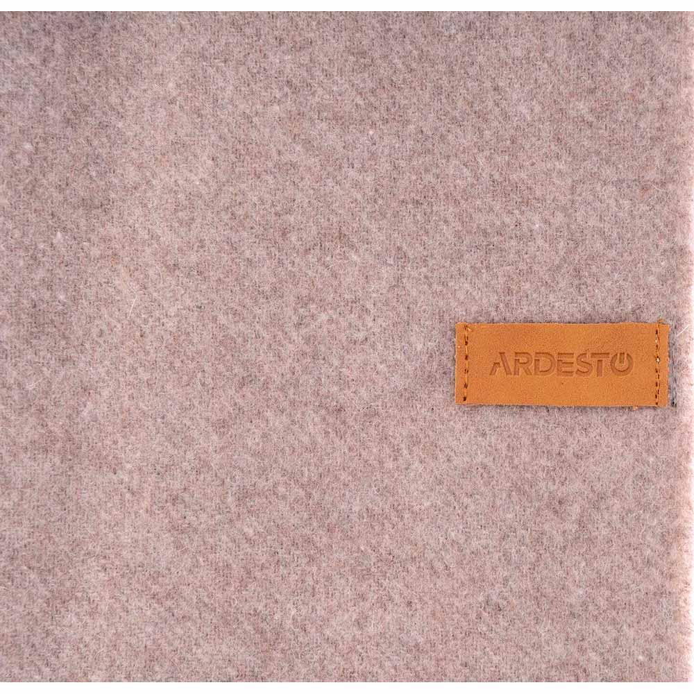Плед Ardesto Leonardo Moon 140 x 200 см Beige (ART0601LM) Матеріал 5% кашемір, 40% вовна, 35% акрил, 20% п/е