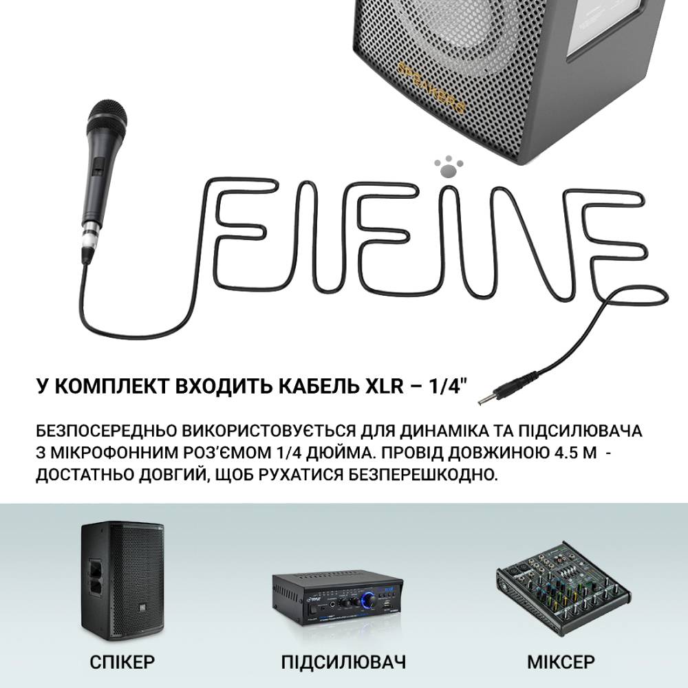 Микрофон FIFINE K6 Материал Металл