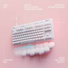 Клавиатура LOGITECH G713 Gaming UA Linear White (920-010678)