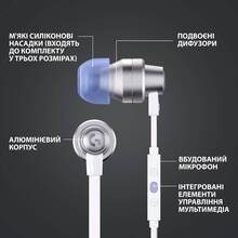 Гарнітура Logitech G333 Gaming Earphones White (981-000930)