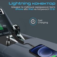 Автомобільний зарядний пристрій PROMATE PowerDrive-33PDI Black (powerdrive-33pdi.black)