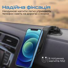 Утримувач PROMATE MagMount-XL Black (magmount-xl.black)