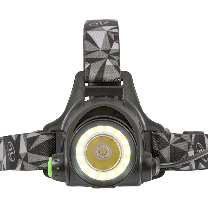 Ліхтар налобний HIGHLANDER Polaris 550 Rechargable Head Torch Black (TOR195) Яскравість світлодіодів 550 Лм