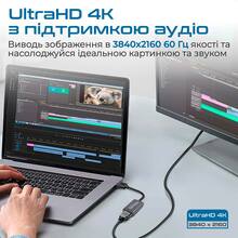 Адаптер Promate MediaLink-DP DisplayPort to HDMI Black (medialink-dp.black)