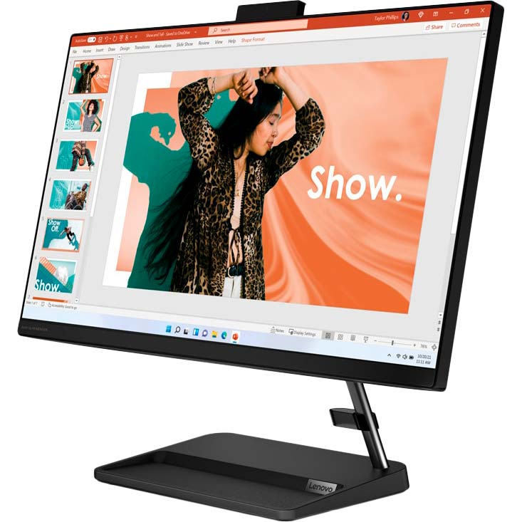 Моноблок Lenovo IdeaCentre 3 24ALC6 Black (F0G100R3UO) Матрица IPS