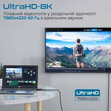 Кабель PROMATE DisplayPort 1.4 2 м (dplink-200.black)