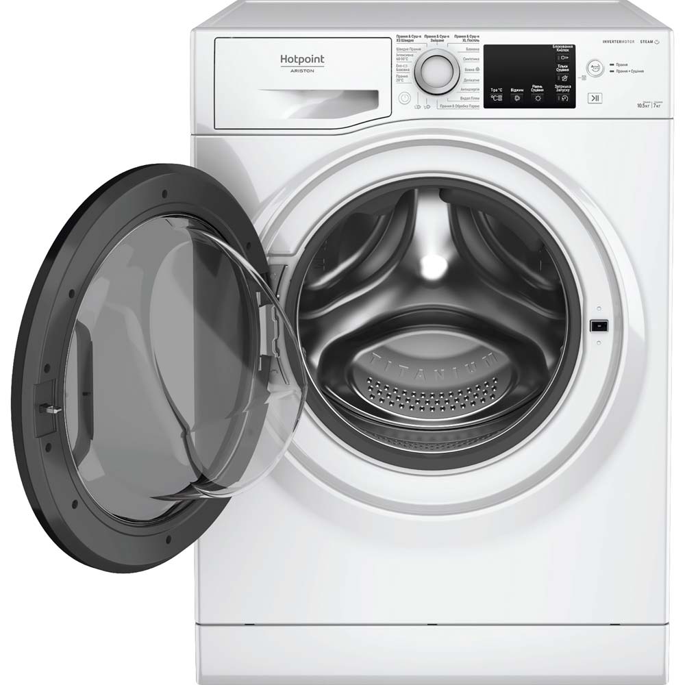 Прально-сушильна машина HOTPOINT ARISTON NDB 10570 DA UA Тип завантаження фронтальне