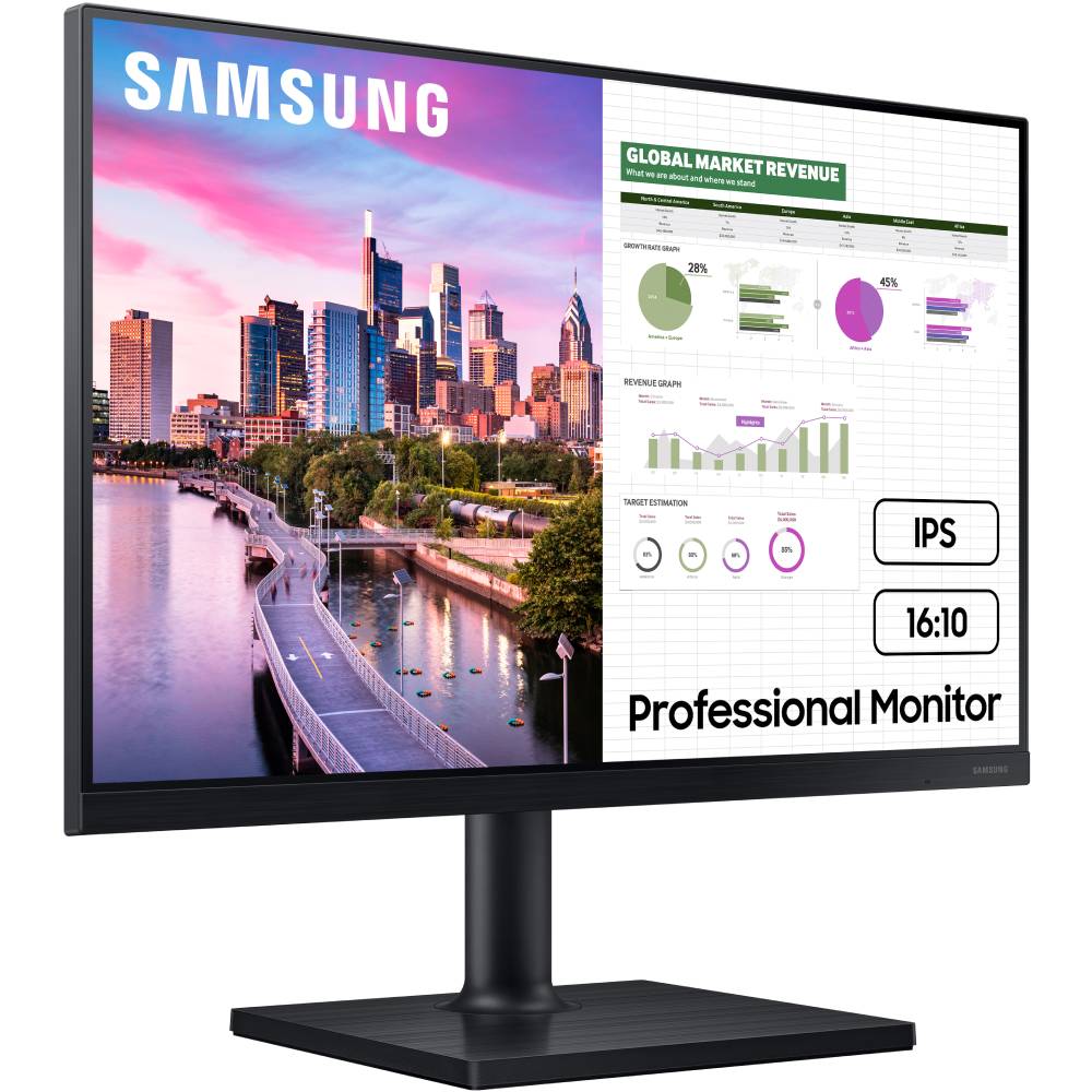 Фото 3 Монітор SAMSUNG 24" LF24T450GYIXCI IPS/FHD/DP/HDMI/DVI/USB*4/Pivot