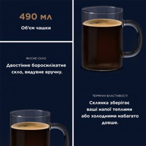 Набор стаканов DELONGHI 250 мл 2 шт (DLSC320) Объем 250