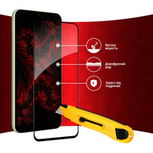 Защитное стекло INTALEO Full Glue для Samsung Galaxy A14 Black (1283126559778)