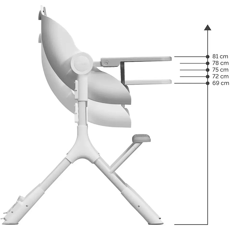 Зовнішній вигляд Стілець для годування ORIBEL Cocoon 2.0 Pink (OR212-90006)