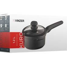 Сотейник VINZER із кришкою Kuro Induction Line 16 см 1.2 л (50426)