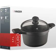 Кастрюля VINZER Kuro Induction Line 3.7 л Black (50428)