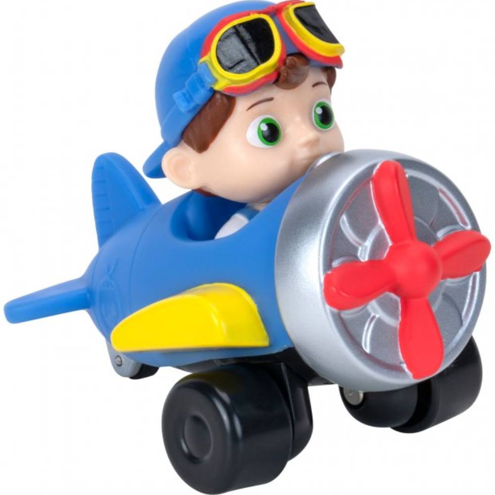 Машинка COCOMELON Mini Vehicles Plane Самолет (CMW0051) Вид игрушечной машины самолет