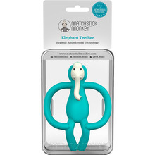 Іграшка-прорізувач Matchstick Monkey Слон Turquoise 11 см (MM-E-001)