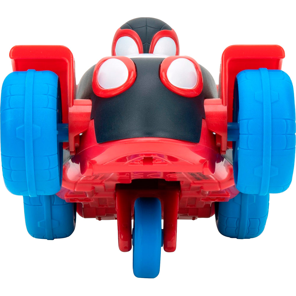 Машинка инерционная SPIDEY Pull Back Vehicle Spinn Майлз Моралес (SNF0017) Особенности инерционный механизм
