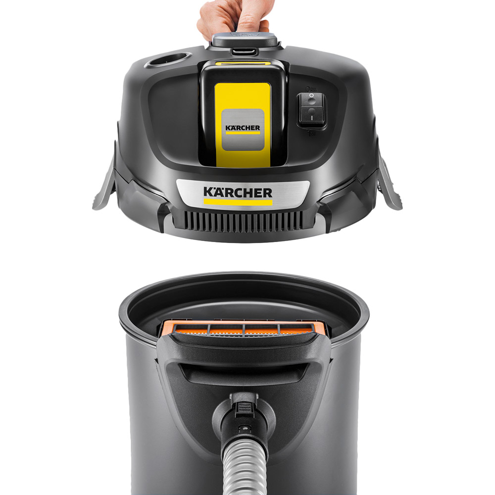 Пылесос для золы KARCHER AD 2 Battery (1.348-300.0) Особенности ручка для переноски