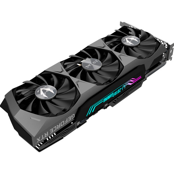 Відеокарта ZOTAC GeForce RTX 3070 Ti 8GB 256Bit 1770/19000MHz (ZT-A30710Q-10P) Об'єм вбудованої пам'яті, Гб 8