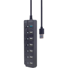 USB-хаб GEMBIRD UHB-U3P1U2P6P-01 Black