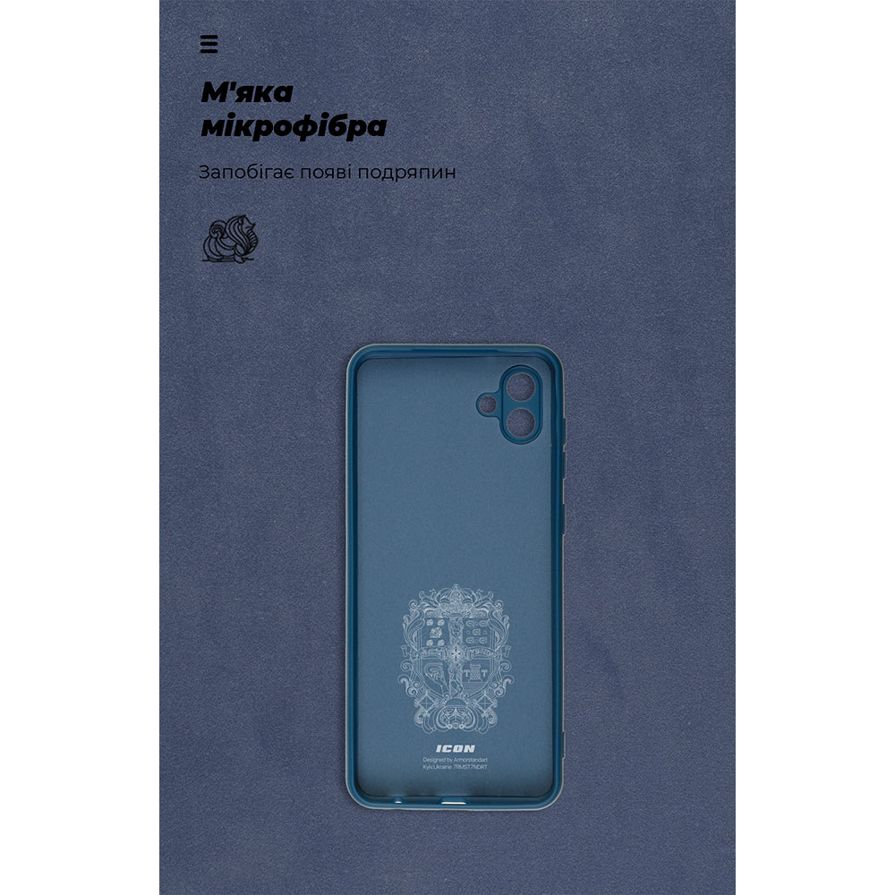 Чехол ARMORSTANDART ICON Case для Samsung A04 A045 Dark Blue (ARM66077) Цвет синий