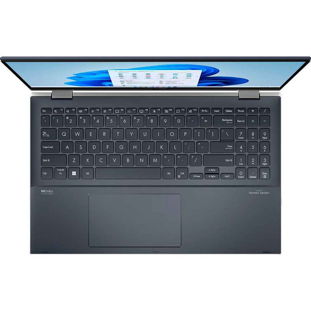 Ноутбук ASUS ZenBook Pro 15 Flip OLED UP6502ZA-M8021W Tech Black (90NB0W22-M003D0) Частота обновления экрана 120 Гц