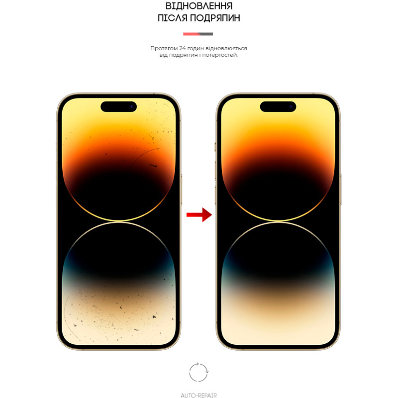 Гідрогелева плівка ARMORSTANDART Anti-spy для Apple iPhone 14 Pro (ARM63994) Тип плівка
