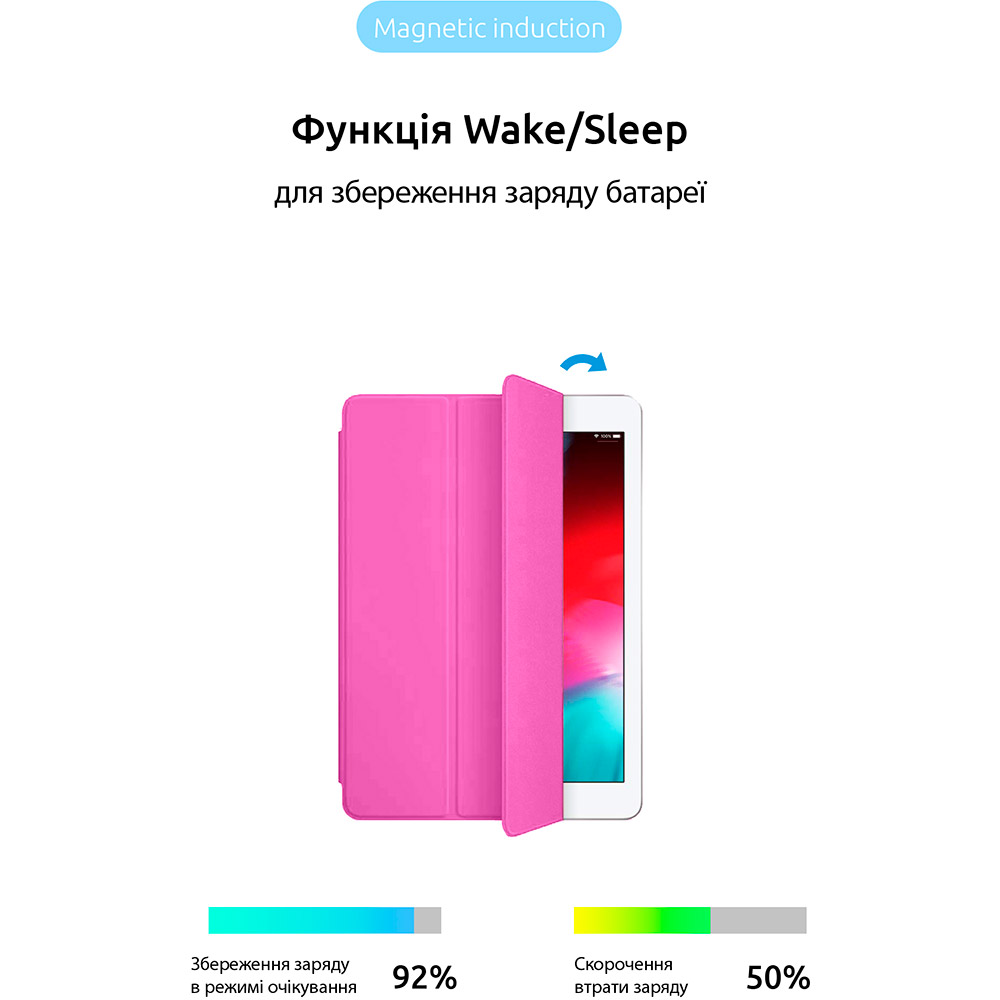 Чохол ArmorStandart Smart Case OE для Apple iPad 11 2025 (A16) / 10.9 2024 / 2022 Pink (ARM65121) Сумісність за моделлю Apple iPad 11" (11 Gen)