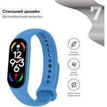 Ремінець ARMORSTANDART New Style для Xiaomi Mi Band 7/6/5 Jean Blue (ARM61906)