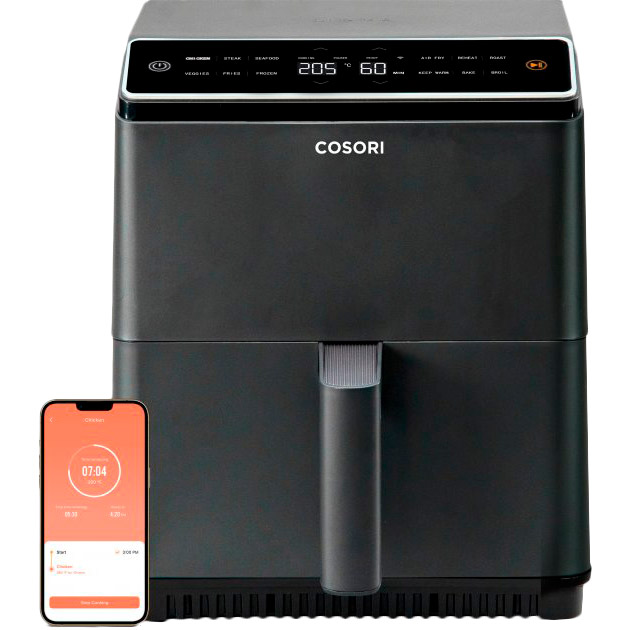 Мультипечь COSORI Smart Dual Blaze Chef Edition (CAF-P583S-KEUR) Количество программ 12