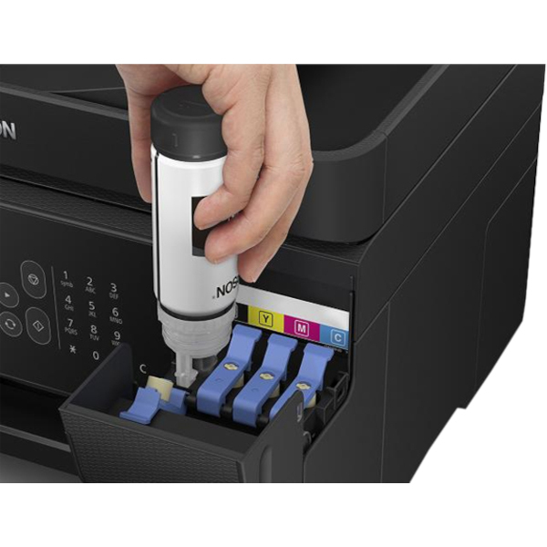 МФУ струйное EPSON EcoTank L5290 Wi-Fi Black (C11CJ65407) Максимальный формат носителя A4 (297 х 210 мм)