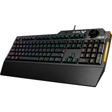 Клавиатура ASUS TUF Gaming K1 RGB 104key USB UA Black (90MP01X0-BKMA00)