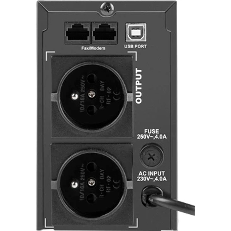 ИБП ARMAC OFFICE Line Interactive 650VA 390W (O/650E/LCD) Мощность 390