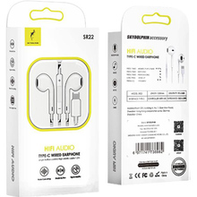 Гарнитура SKYDOLPHIN SR22 Original design Type-C White (HF-000465)