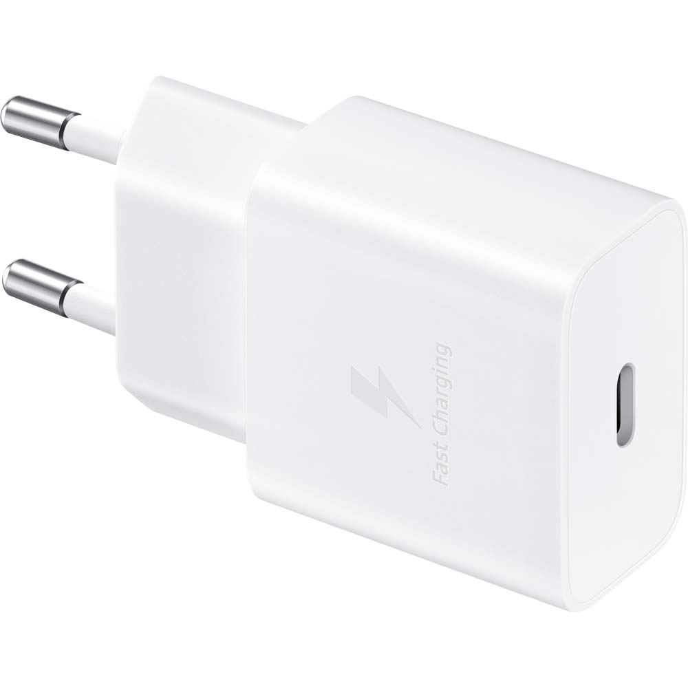 Зарядний пристрій Samsung 15W Power Adapter Type-C Cable White (EP-T1510XWEGRU) Кабель знімний