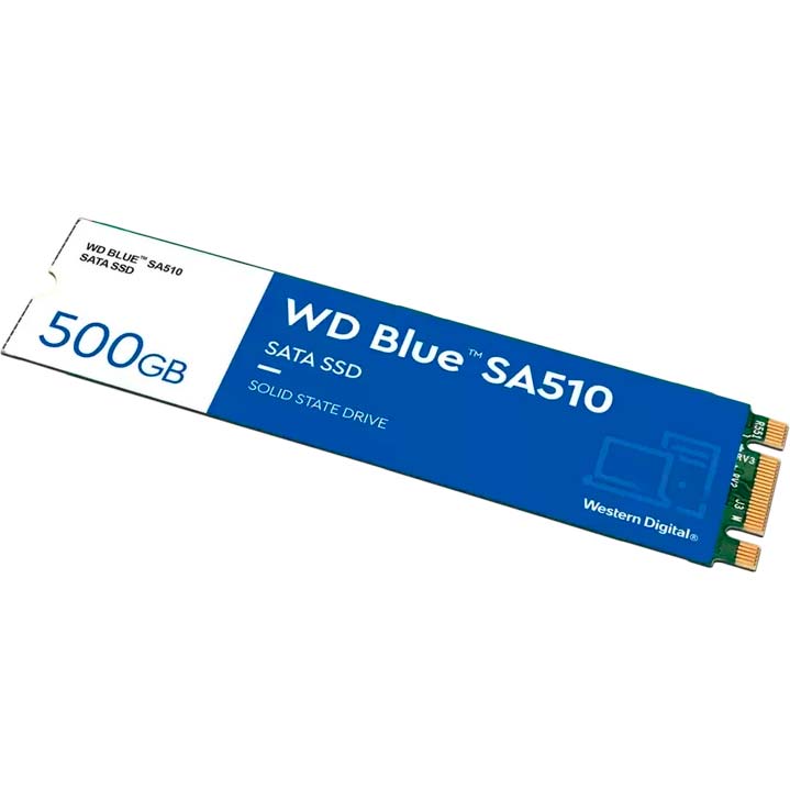 SSD накопичувач Western Digital Blue SA510 500GB M.2 NAND TLC (WDS500G3B0B) Тип твердотільний накопичувач (SSD)