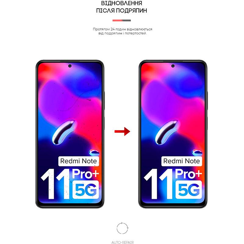 Гидрогелевая пленка ARMORSTANDART Matte для Xiaomi Redmi Note 11T Pro Plus (ARM61885) Тип пленка