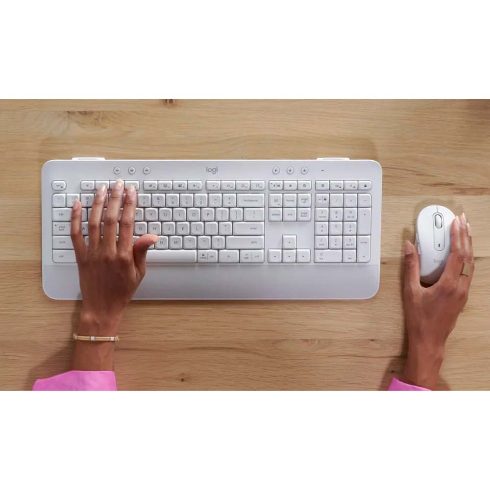 Комплект Logitech Signature MK650 Wireless Combo US Off-White (920-011032) Класс стандартная