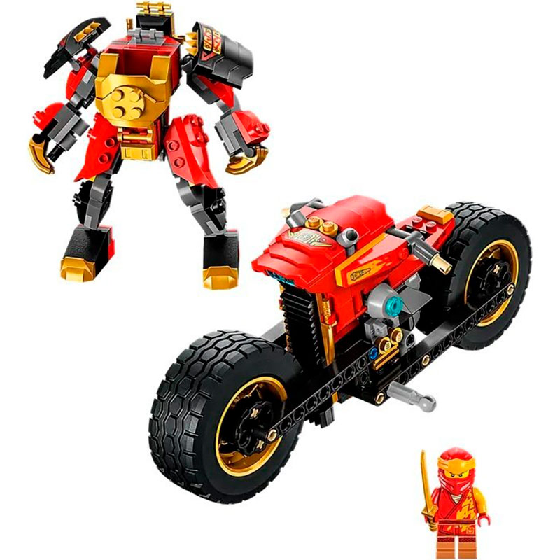 Конструктор LEGO Ninjago Робот-вершник Кая EVO 312 деталей (71783) Тип класичний