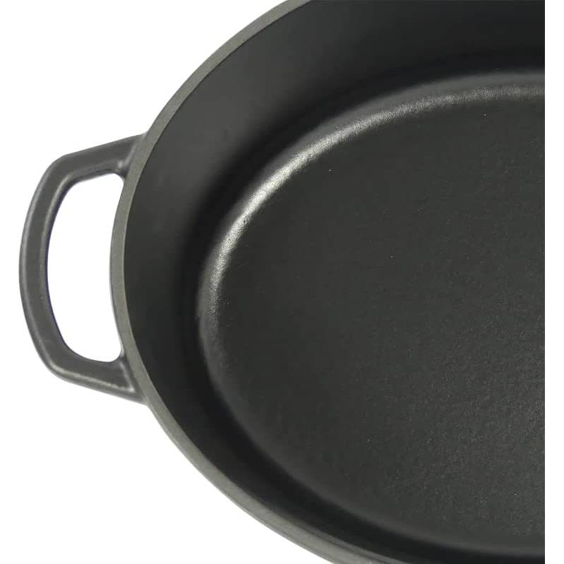 Гусятница KELA Calido 6 л Black (12473) Материал кастрюли чугун