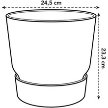 Горшок для растений ELHO Greenville Round 25 см Green (332433)