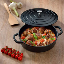 Сотейник із кришкою KELA Calido 28 см Black (12468)