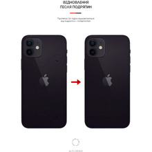 Защитная пленка на заднюю панель ARMORSTANDART для Apple iPhone 12/12 Pro Carbone Transparent (ARM61072)