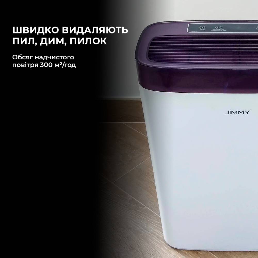 Очищувач повітря JIMMY Air Purifier (AP36) Спосіб очищення попередній фільтр