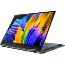 Ноутбук ASUS Zenbook 14 Flip OLED UP5401ZA-KN147W Pine Grey (90NB0XL1-M00810)