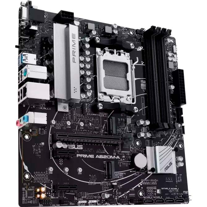 Материнська плата ASUS PRIME A620M-A-CSM (90MB1F10-M0EAYC) Частота роботи пам'яті 4800, 6400